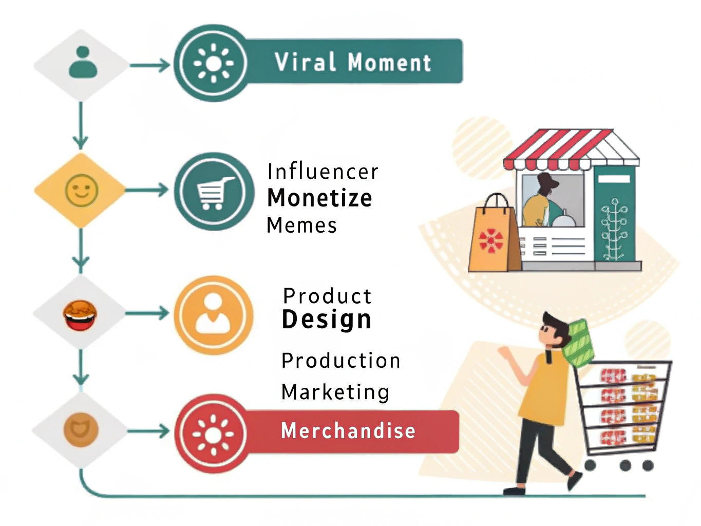 From Viral Moment to Retail Rack: How Influencers Monetize Memes via Merchandise